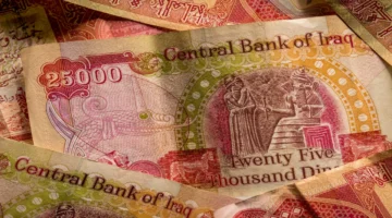 سقوط سعر صرف الدينار العراقي مقابل الدولار مع انتهاء الأسبوع